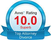 Avvo Rating - 10.0 seal - Attorney David Pedrazas