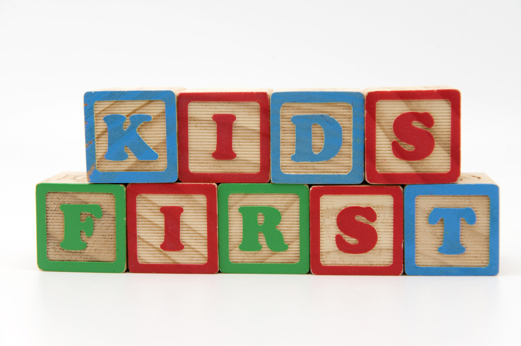kids first play blocks child support custody