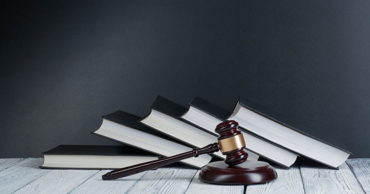 Gavel & Books on Table- Contested Divorce Process in Utah