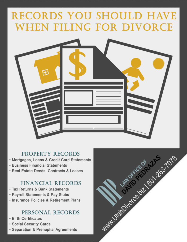 Divorce Records infographic - Utah Divorce Attorney in Salt Lake City, Utah