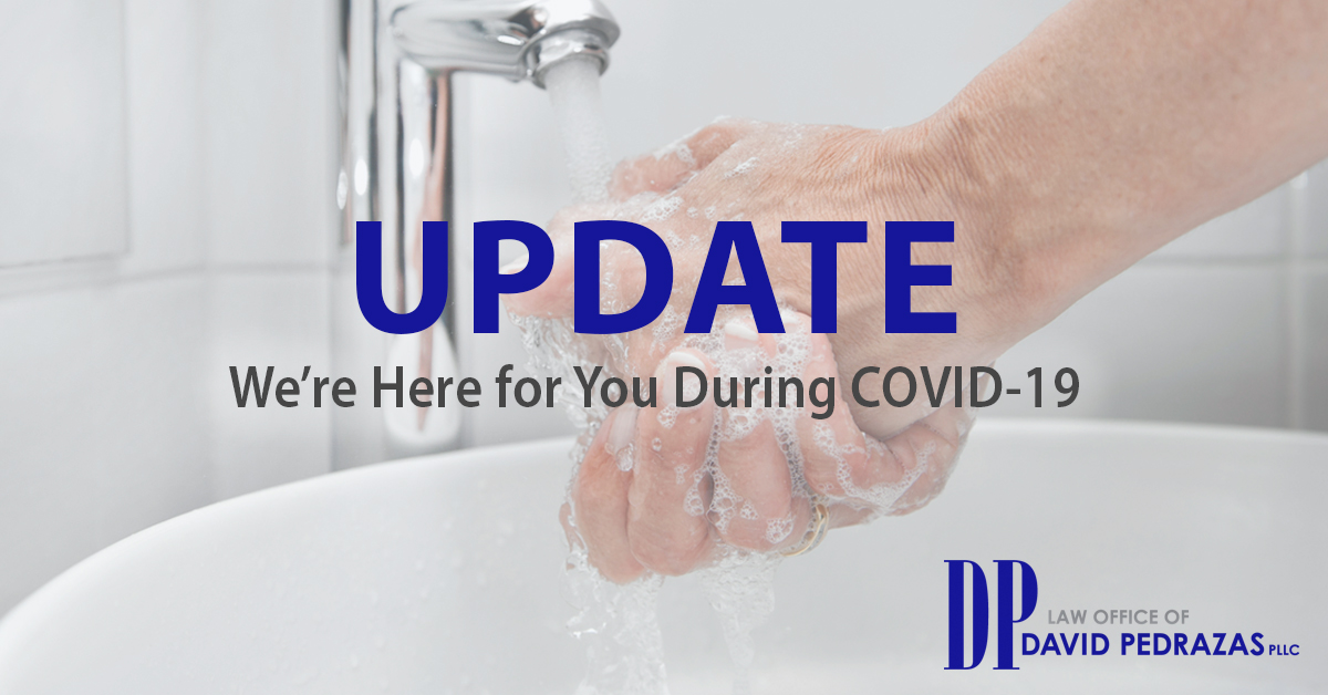 COVID-19 Update - Utah Divorce Attorney David Pedrazas